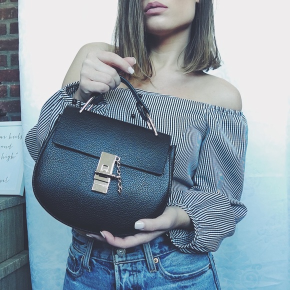 Last 1✨✨Talia Black Top-Handle & Crossbody Tote - Picture 2 of 6